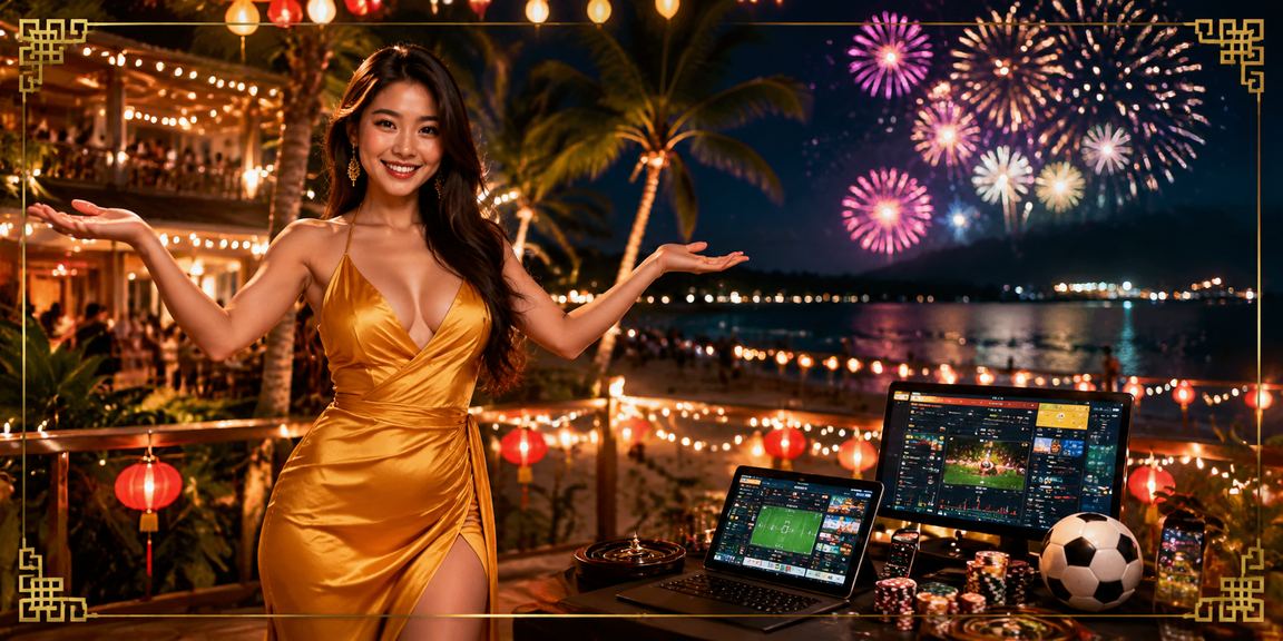 Cảnh biển Phú Quốc với casino hiện đại